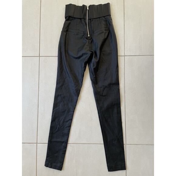 Asilio Revolve Pants Coated Skinny High Rise Stretch - Picture 5 of 10